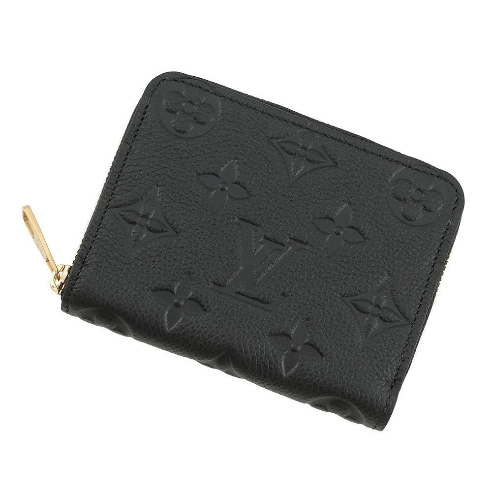 Louis Vuitton coin case Wallet Monogram Empreinte Zippy Purse wallet black